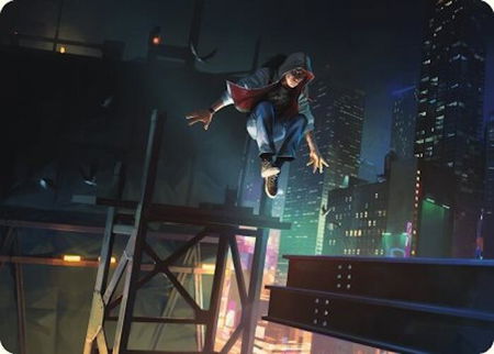 Desmond Miles Art Card - Art Series: Universes Beyond: Assassin's Creed Magic: The Gathering trading card