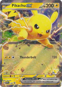 Pikachu ex (Pikachu 60) - Battle Academy 2024 (BA24) #106 - Holo Rare Pokémon Trading Card