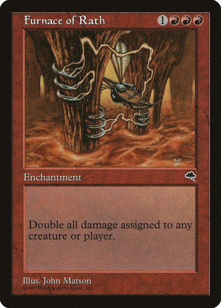 Furnace of Rath - Tempest Magic: The Gathering trading card