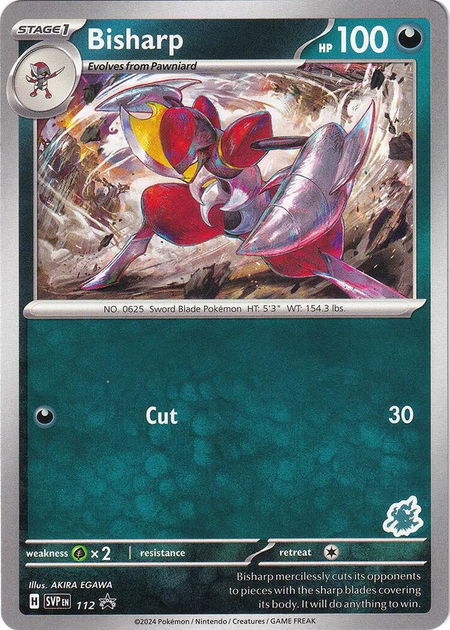 Bisharp - Darkrai Deck - Battle Academy 2024 Pokémon trading card