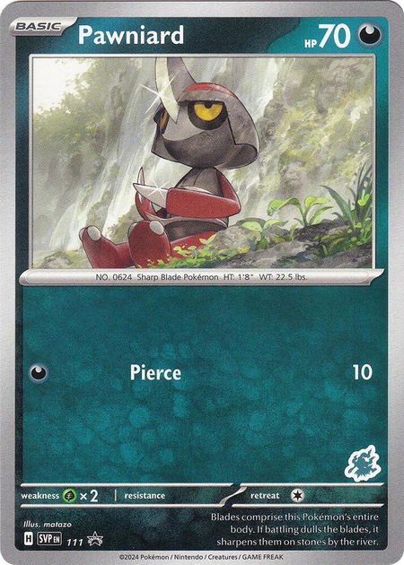 Pawniard - Darkrai Deck - Battle Academy 2024 Pokémon trading card