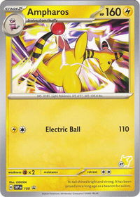 Ampharos - Pikachu 47 - Battle Academy 2024 (BA24) #109 - Promo Pokémon Trading Card