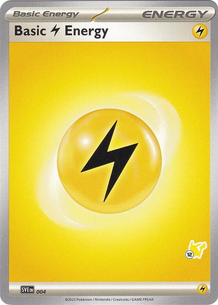 Basic Lightning Energy - Pikachu 12 - Battle Academy 2024 Pokémon trading card