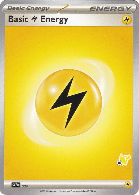 Basic Lightning Energy - Pikachu 16 - Battle Academy 2024 Pokémon trading card
