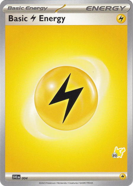 Basic Lightning Energy - Pikachu 20 - Battle Academy 2024 Pokémon trading card
