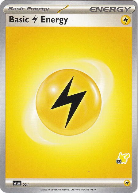 Basic Lightning Energy - Pikachu 22 - Battle Academy 2024 Pokémon trading card