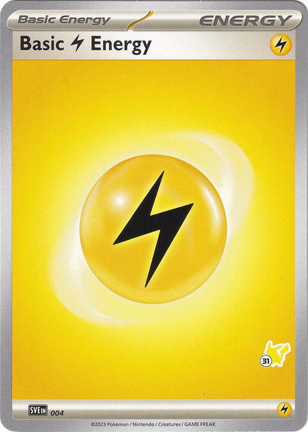 Basic Lightning Energy - Pikachu 31 - Battle Academy 2024 Pokémon trading card