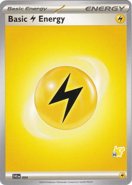 Basic Lightning Energy - Pikachu 35 - Battle Academy 2024 Pokémon trading card