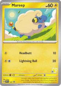 Mareep - Pikachu 19 - Battle Academy 2024 (BA24) #107 - Promo Pokémon Trading Card