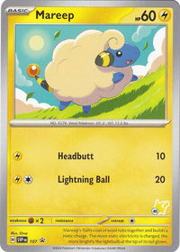Mareep - Pikachu 41 - Battle Academy 2024 (BA24) #107 - Promo Pokémon Trading Card