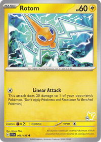 Rotom - Pikachu 14 - Battle Academy 2024 (BA24) #069/198 - Common Pokémon Trading Card