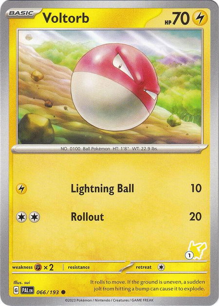 Voltorb - Pikachu 1 - Battle Academy 2024 Pokémon trading card