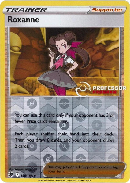 Roxanne - 150/189 (2022) - Professor Program Promos Pokémon trading card