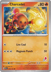 Charcadet - Armarouge 13 - Battle Academy 2024 (BA24) #039/193 - Common Pokémon Trading Card