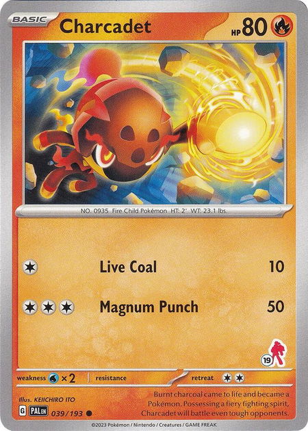 Charcadet - Armarouge 19 - Battle Academy 2024 Pokémon trading card