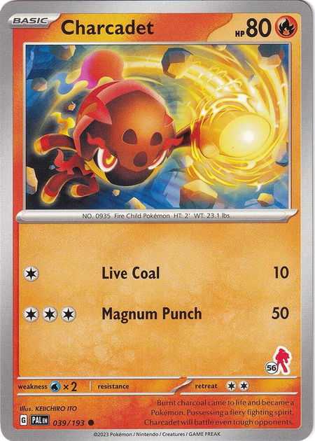 Charcadet - Armarouge 56 - Battle Academy 2024 Pokémon trading card