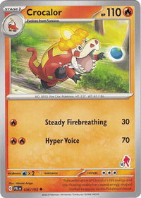 Crocalor - Armarouge 15 - Battle Academy 2024 (BA24) #036/193 - Uncommon Pokémon Trading Card