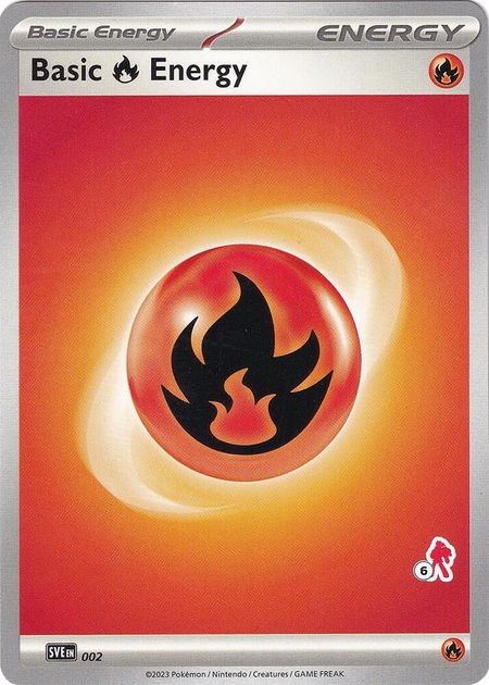 Basic Fire Energy - Armarouge 6 - Battle Academy 2024 Pokémon trading card