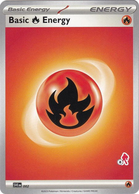 Basic Fire Energy - Armarouge 8 - Battle Academy 2024 Pokémon trading card