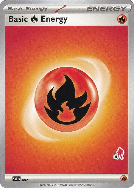 Basic Fire Energy - Armarouge 11 - Battle Academy 2024 Pokémon trading card