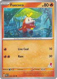 Fuecoco - Armarouge 1 - Battle Academy 2024 (BA24) #023/182 - Common Pokémon Trading Card