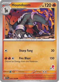 Houndoom - Armarouge 27 - Battle Academy 2024 (BA24) #034/198 - Common Pokémon Trading Card