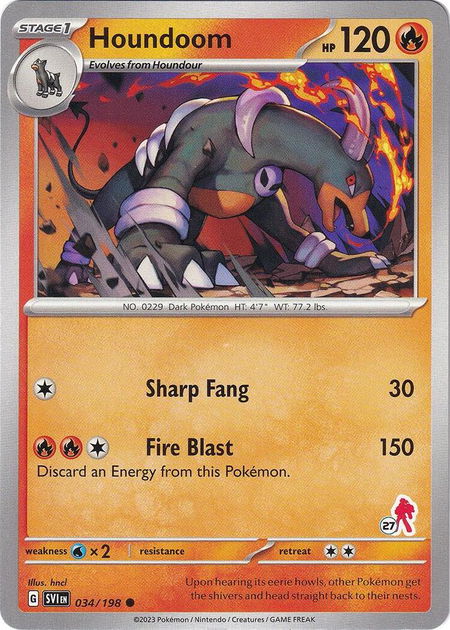 Houndoom - Armarouge 27 - Battle Academy 2024 Pokémon trading card