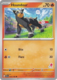 Houndour - Armarouge 7 - Battle Academy 2024 (BA24) #033/198 - Common Pokémon Trading Card