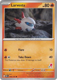 Larvesta - Armarouge 31 - Battle Academy 2024 (BA24) #040/197 - Common Pokémon Trading Card
