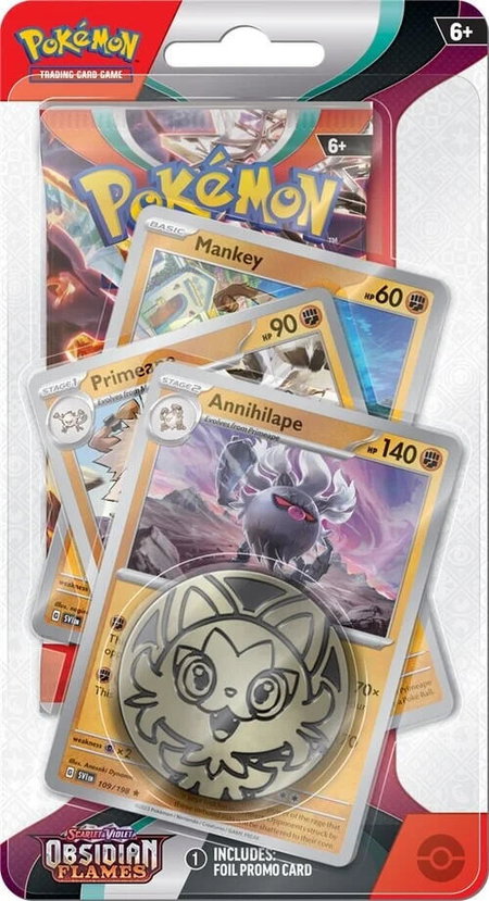 Obsidian Flames Single Blister Pack [Annihilape] - SV03: Obsidian Flames Pokémon trading card