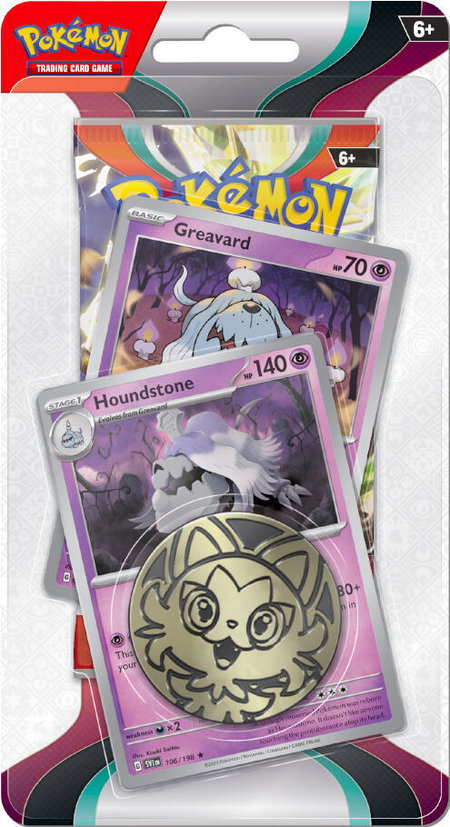 Obsidian Flames Single Blister Pack [Houndstone] - SV03: Obsidian Flames Pokémon trading card