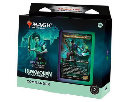 Duskmourn: House of Horror Commander Deck - Death Toll - Commander: Duskmourn: House of Horror Magic: The Gathering trading card