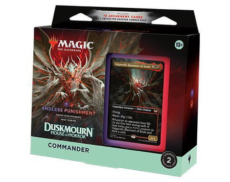 Duskmourn: House of Horror Commander Deck - Endless Punishment - Commander: Duskmourn: House of Horror Magic: The Gathering trading card