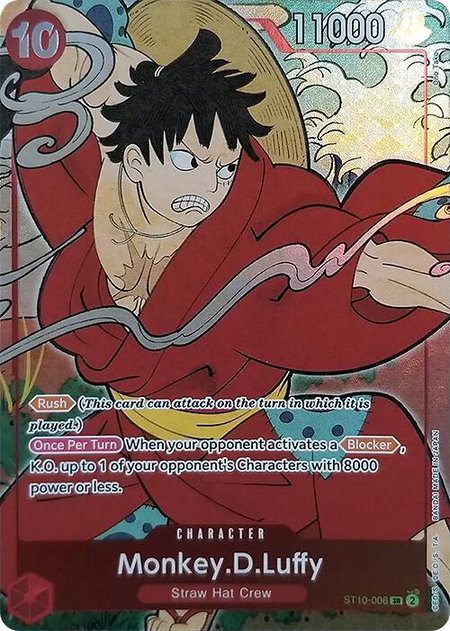 Monkey.D.Luffy (English Version 1st Anniversary Set) - One Piece Promotion Cards One Piece trading card