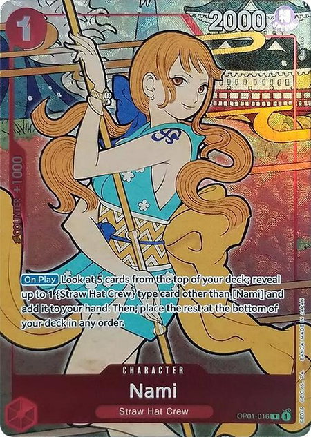 Nami (English Version 1st Anniversary Set) - One Piece Promotion Cards One Piece trading card