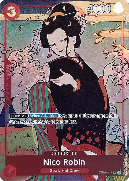 Nico Robin (English Version 1st Anniversary Set) - One Piece Promotion Cards One Piece trading card