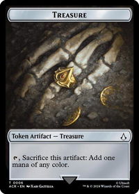 Treasure Token - Universes Beyond: Assassin's Creed (ACR) #6 - Token Magic: The Gathering Trading Card
