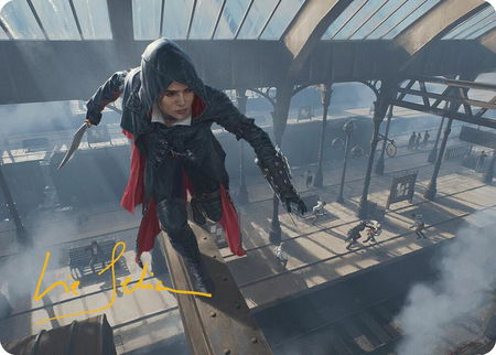 Evie Frye Art Card (Gold-Stamped Signature) - Art Series: Universes Beyond: Assassin's Creed Magic: The Gathering trading card