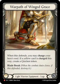 Warpath of Winged Grace - Armory Deck: Boltyn  #ASB006 - Majestic Flesh and Blood Trading Card