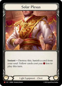 Solar Plexus - Armory Deck: Boltyn  #ASB004 - Majestic Flesh and Blood Trading Card