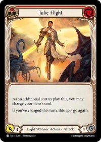 Take Flight (Red) - Armory Deck: Boltyn  #ASB013 - Common Flesh and Blood Trading Card