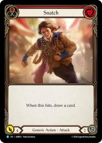 Snatch (Red) - Armory Deck: Boltyn  #ASB012 - Rare Flesh and Blood Trading Card