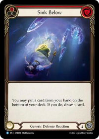 Sink Below (Red) - Armory Deck: Boltyn  #ASB016 - Common Flesh and Blood Trading Card