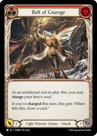 Bolt of Courage (Red) - Armory Deck: Boltyn  #ASB008 - Common Flesh and Blood Trading Card