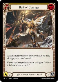 Bolt of Courage (Yellow) - Armory Deck: Boltyn  #ASB021 - Common Flesh and Blood Trading Card