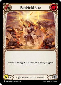 Battlefield Blitz (Yellow) - Armory Deck: Boltyn  #ASB019 - Rare Flesh and Blood Trading Card