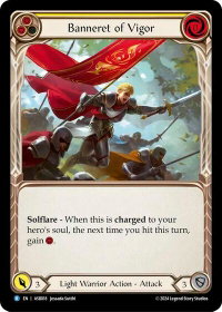 Banneret of Vigor - Armory Deck: Boltyn  #ASB018 - Rare Flesh and Blood Trading Card