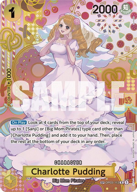 Charlotte Pudding (SP) - Two Legends One Piece trading card