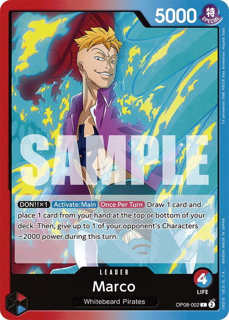 Marco - Two Legends One Piece trading card