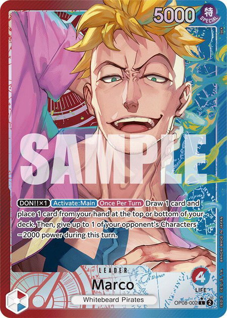 Marco (Parallel) - Two Legends One Piece trading card